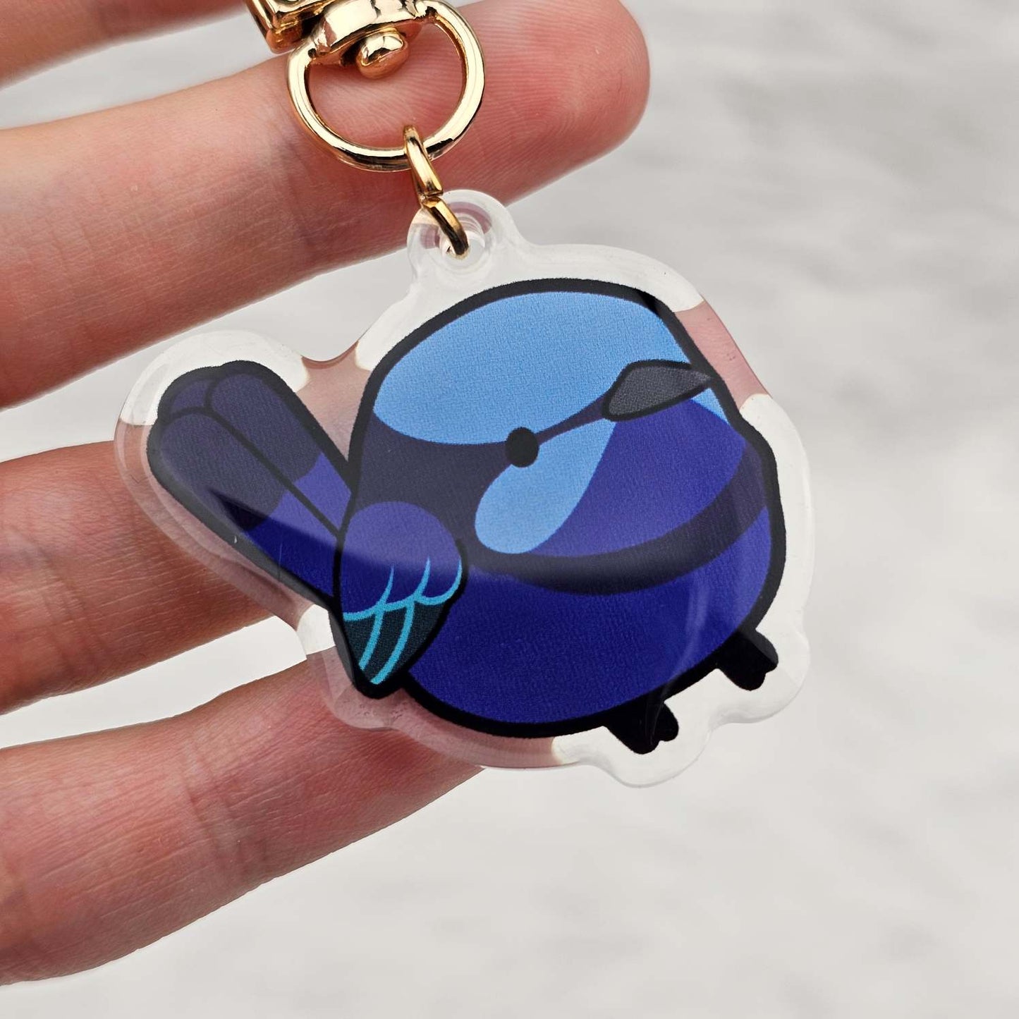 Splendid Fairy Wren Keychain/Charm