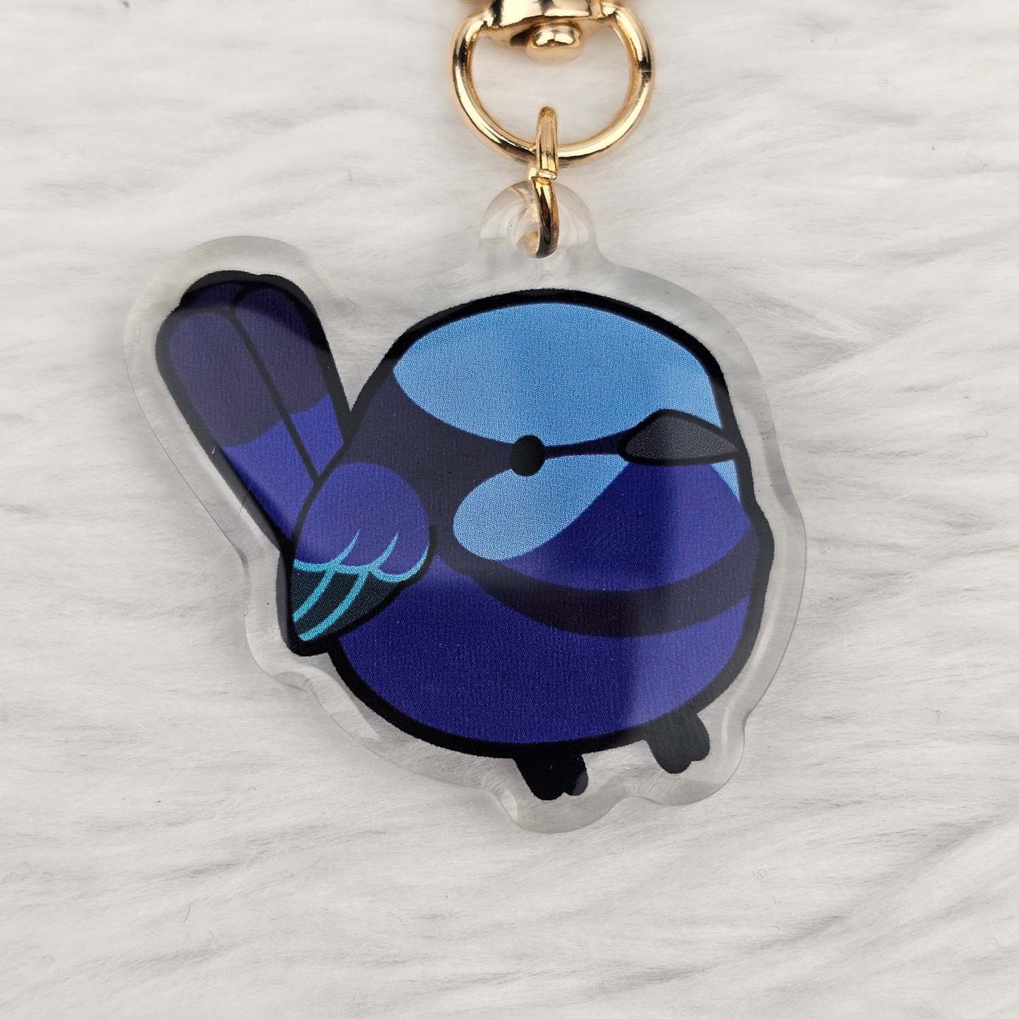 Splendid Fairy Wren Keychain/Charm