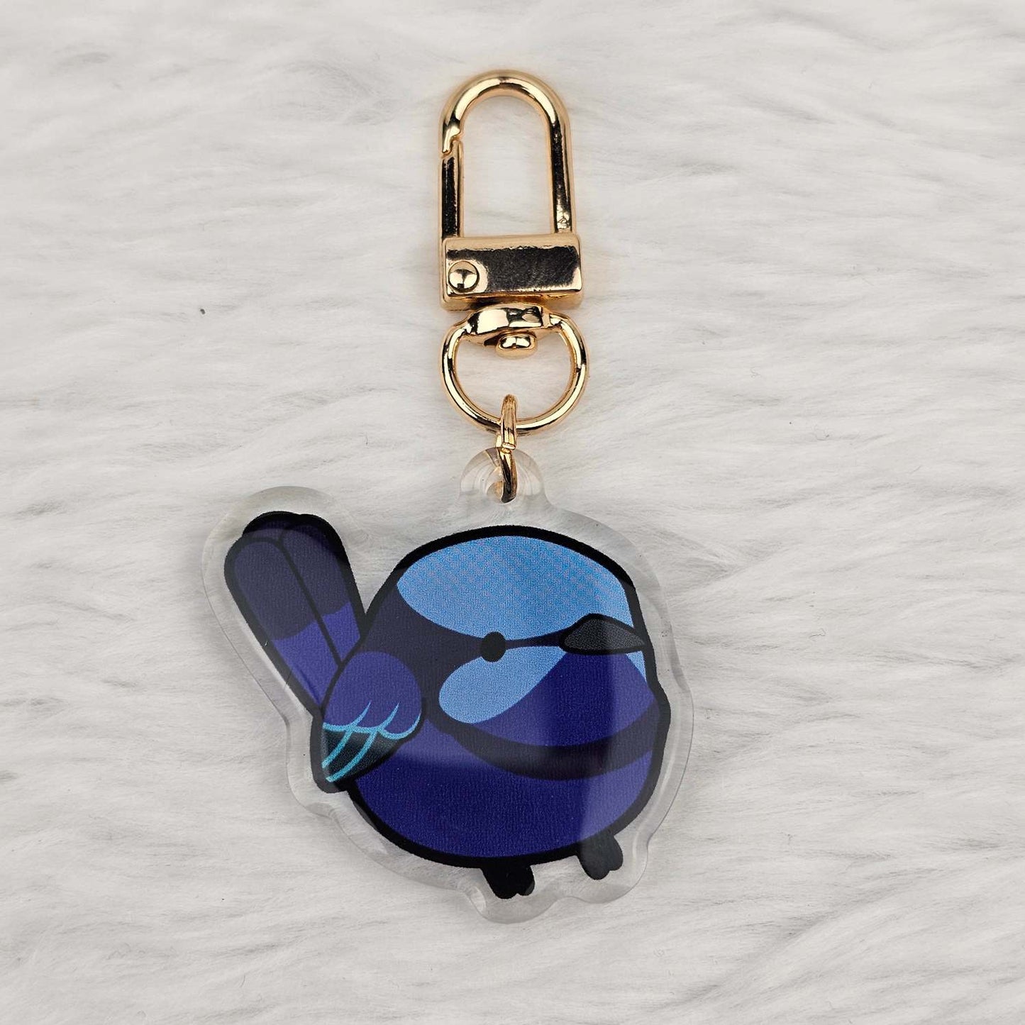 Splendid Fairy Wren Keychain/Charm