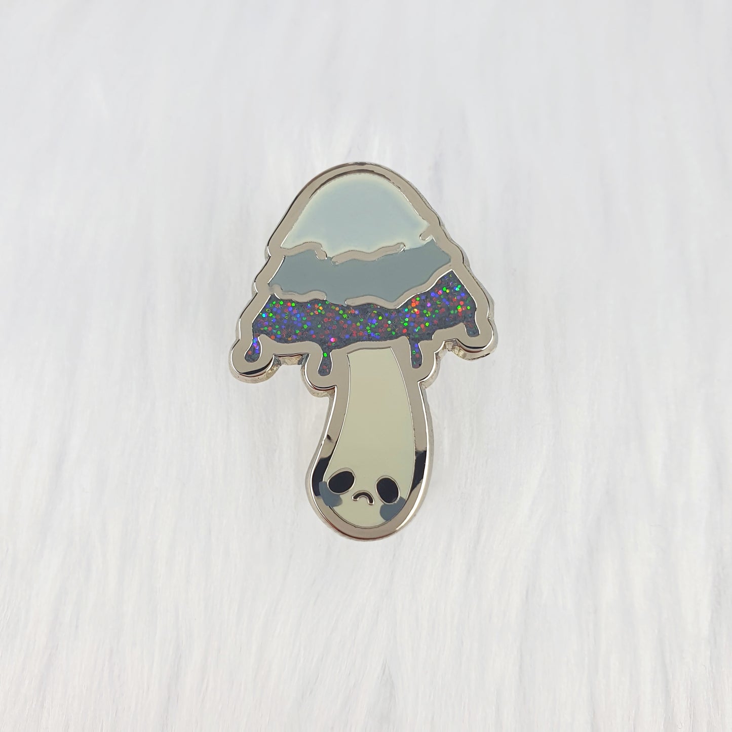 Inky Cap Mushroom Enamel Pin
