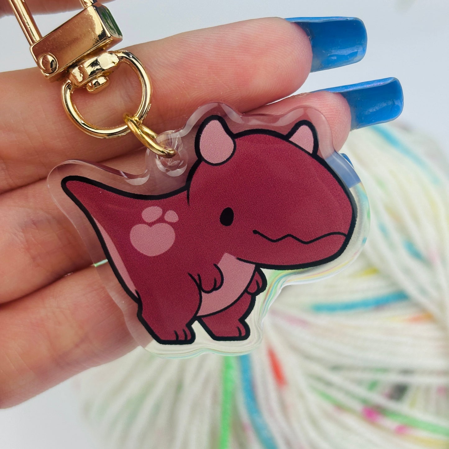 Carnotaurus Keychain/Charm