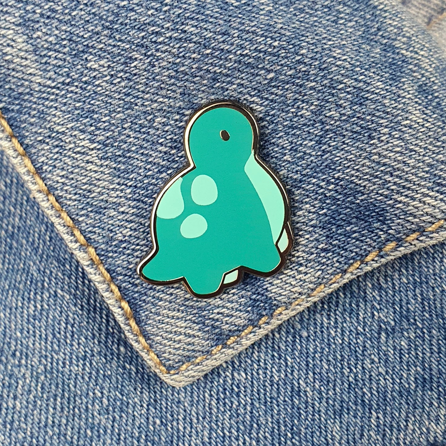 Peanut The Diplodocus Dinosaur Enamel Pin