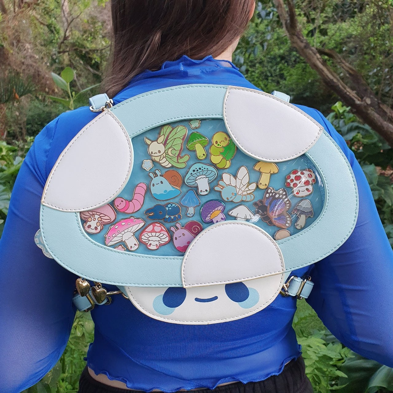 Blue Mushroom Ita Bag