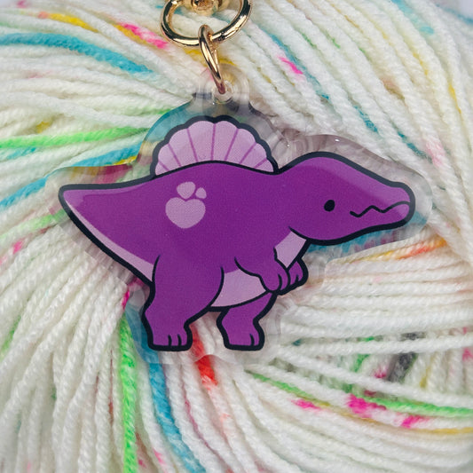 Plum The Spinosaurus Keychain/Charm