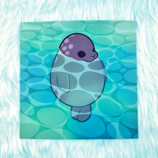 Floating Seal Print