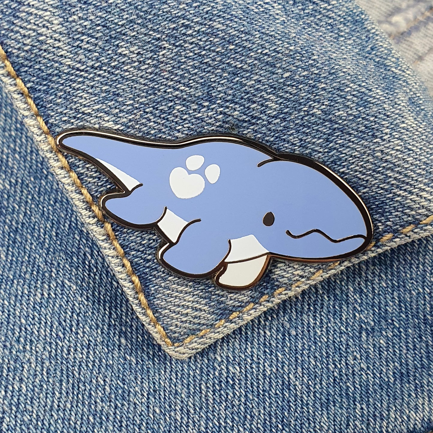 Mosasaurus Enamel Pin