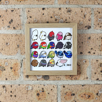 Borbs! Print – 12 × 12 cm