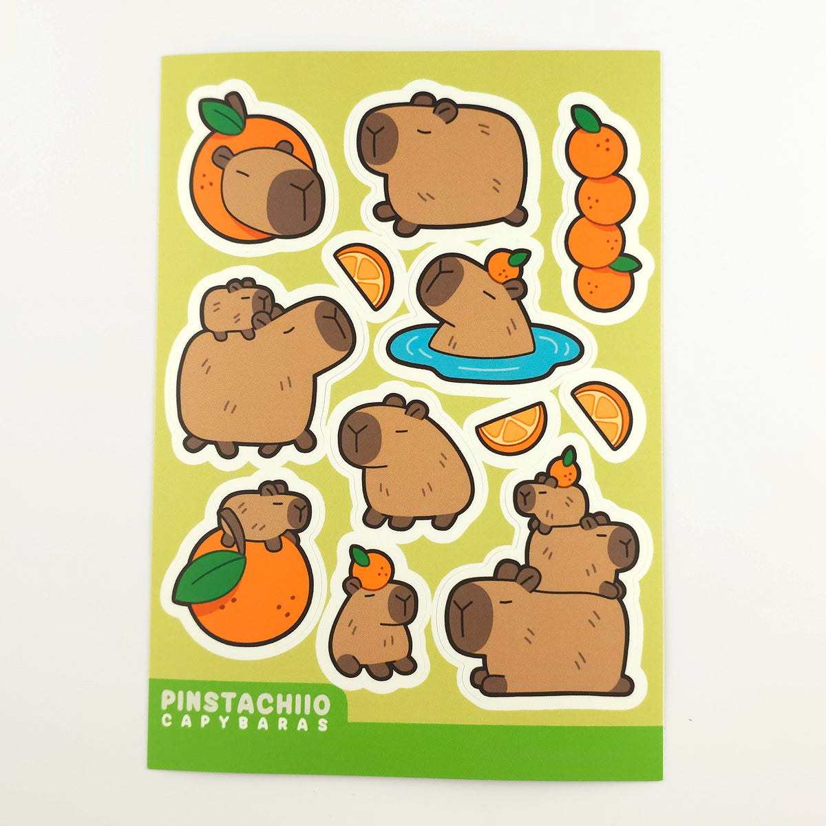Capybara Sticker Sheet