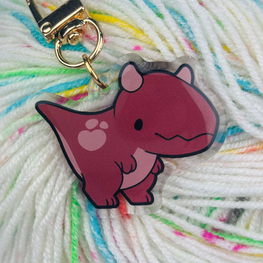 Carnotaurus Keychain/Charm