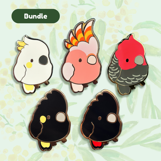 Cockatoo Pin Bundle
