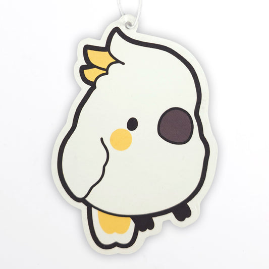Sulphur-Crested Cockatoo Air Freshener – Lemon Scent