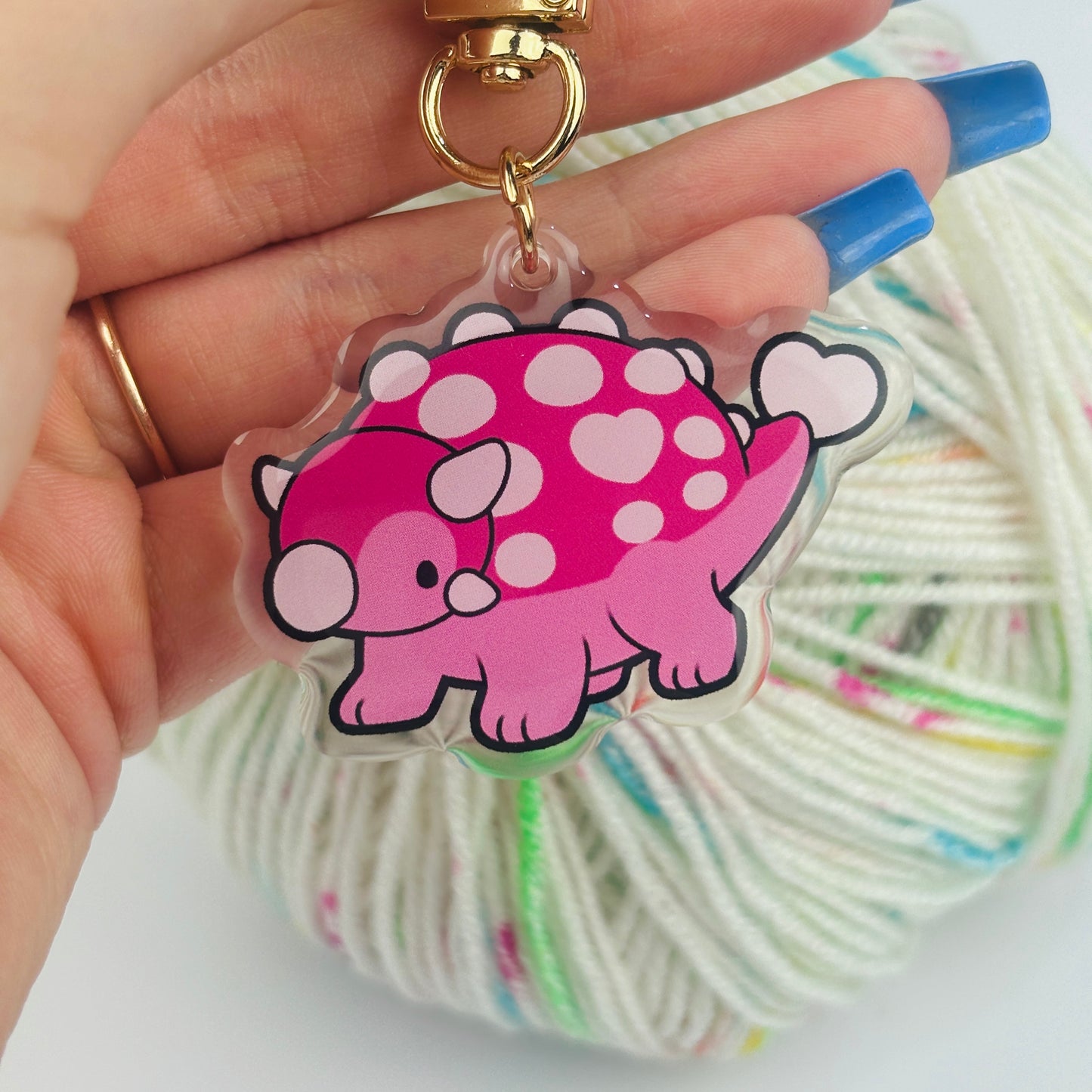 Ankylosaurus Keychain/Charm