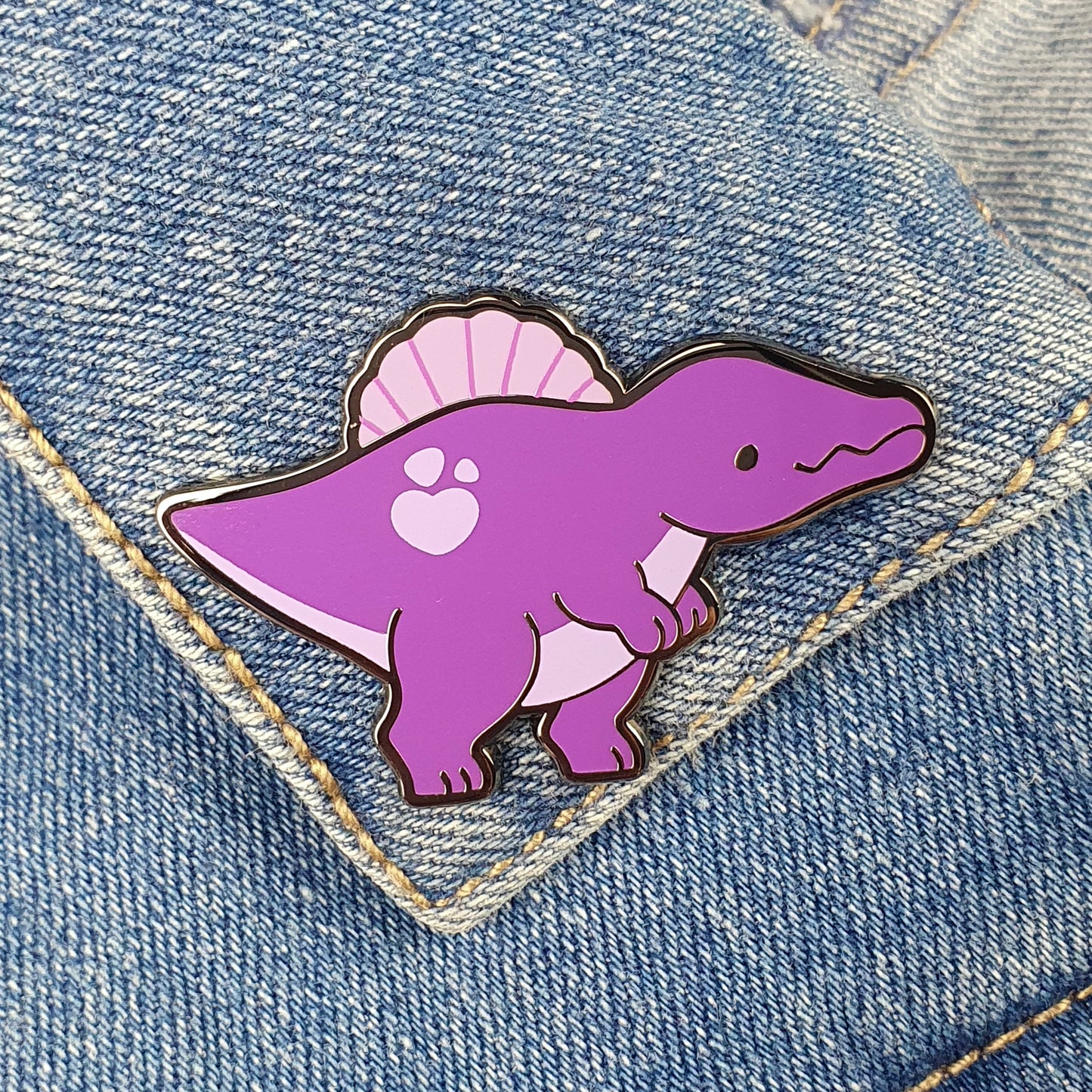 Spinosaurus Dinosaur Enamel Pin