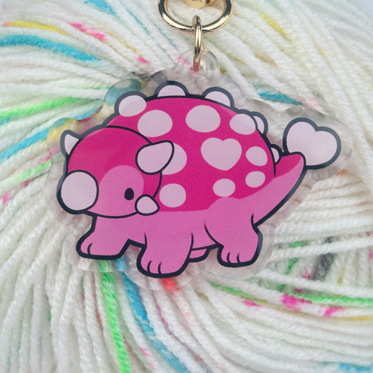 Ankylosaurus Keychain/Charm