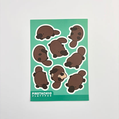 Platypus Sticker Sheet