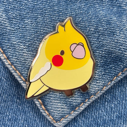 Yellow Cockatiel Pin
