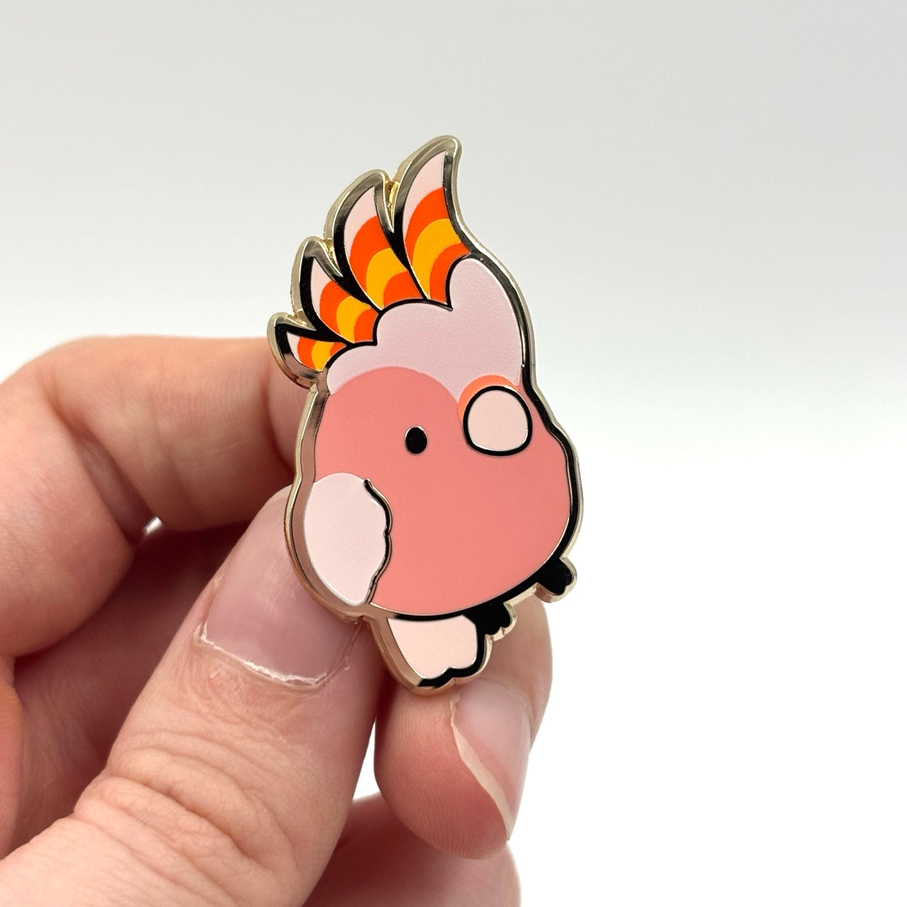 Pink Cockatoo Pin