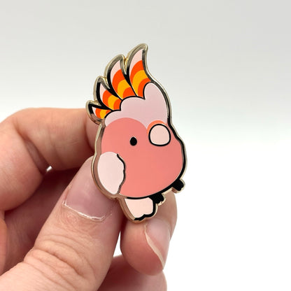 Pink Cockatoo Pin