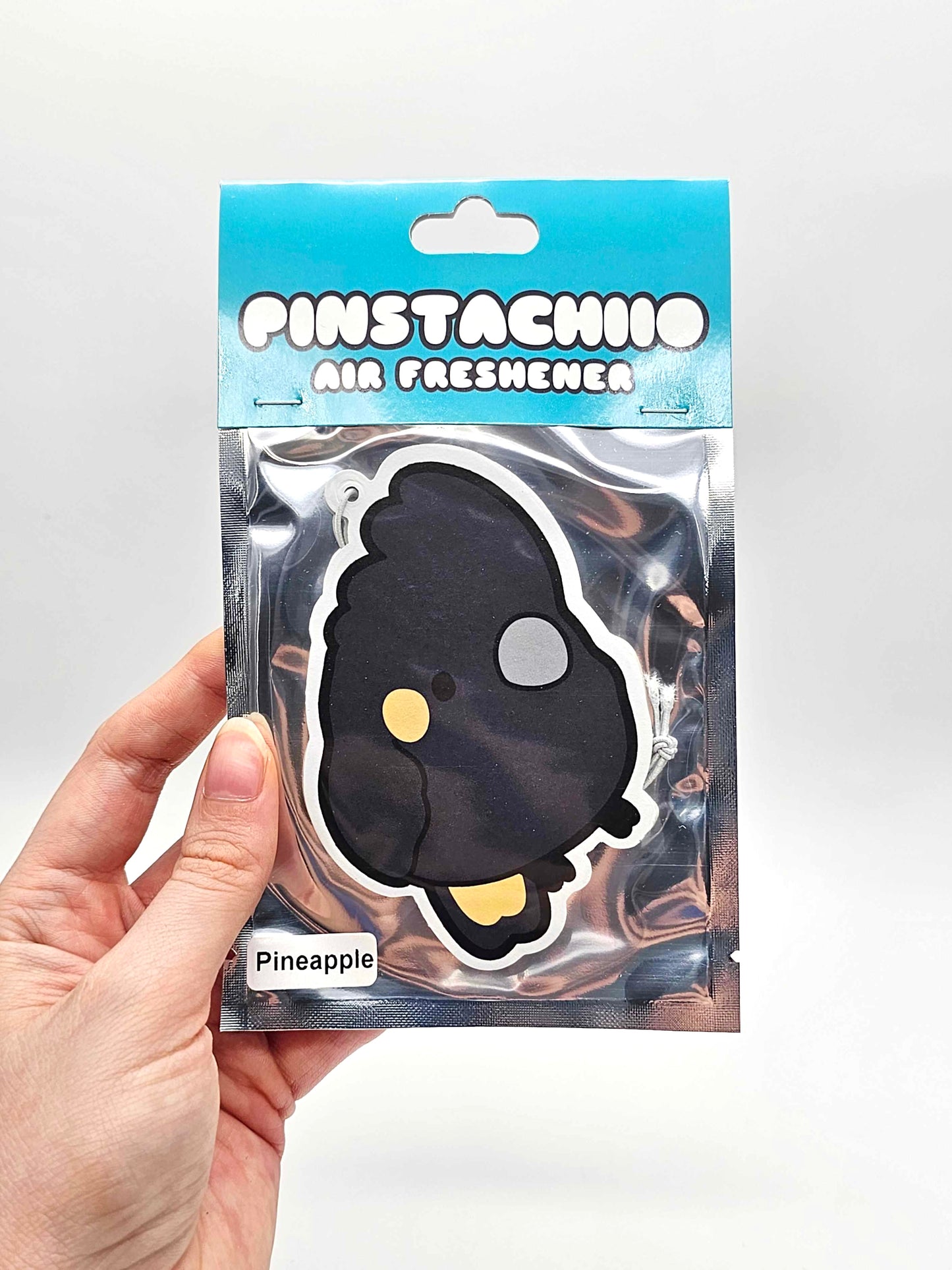 Yellow-Tailed Black Cockatoo Air Freshener – Pineapple Scent