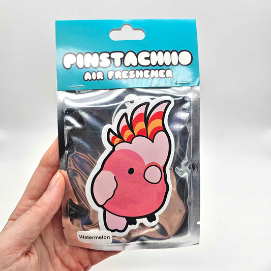 Pink Cockatoo Air Freshener (Watermelon Scented)