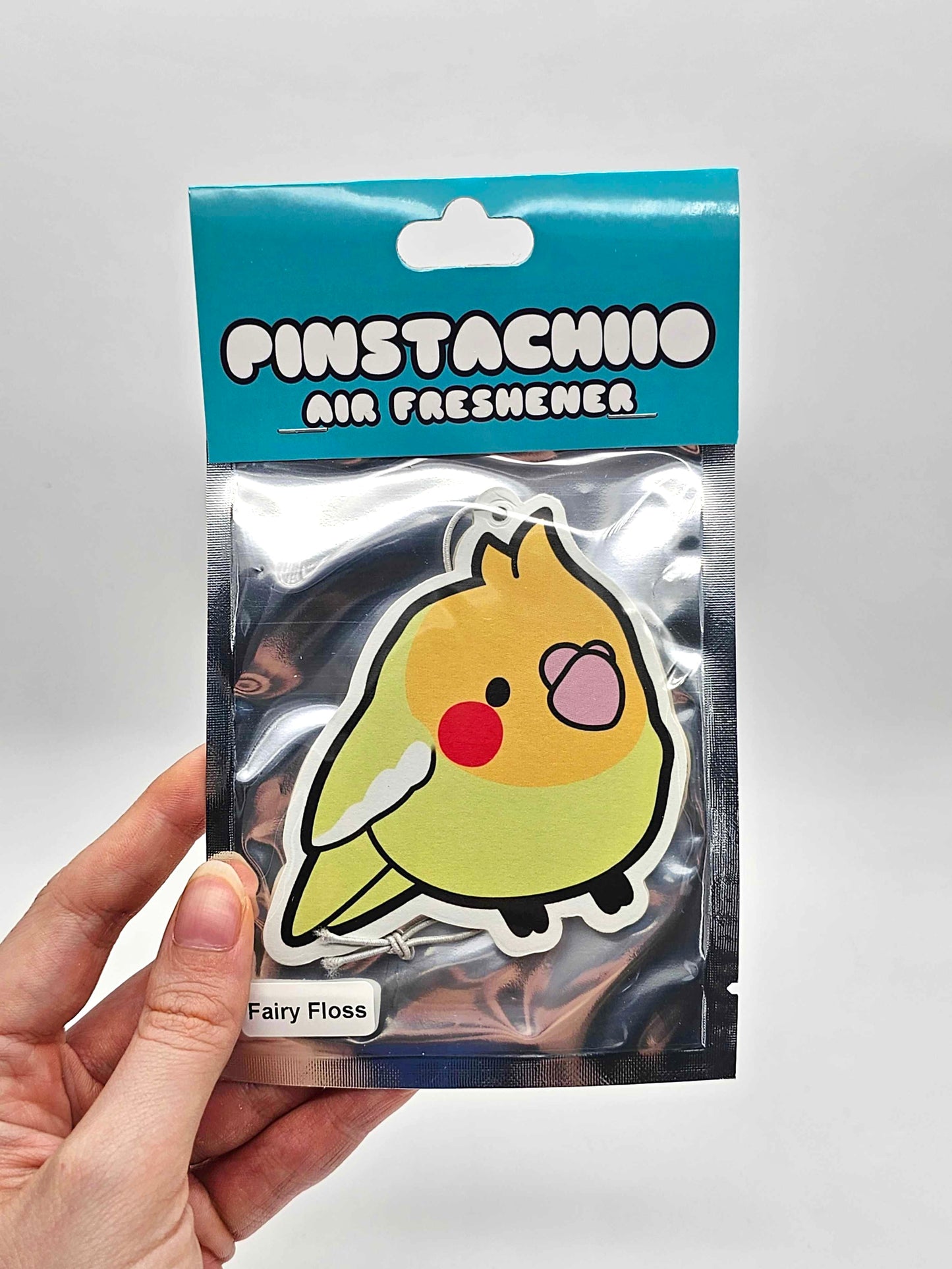 Lutino Cockatiel Air Freshener – Fairy Floss Scent