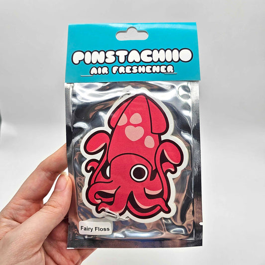Giant Squid Air Freshener (Fairy Floss Scented)