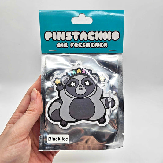 Trash Panda Air Freshener (Black Ice Scented)