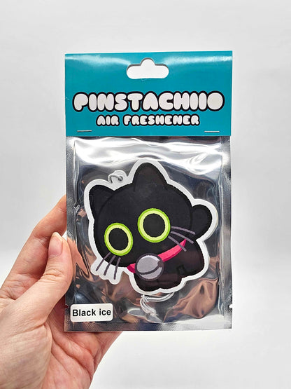 Black Cat Air Freshener (Black Ice Scented)