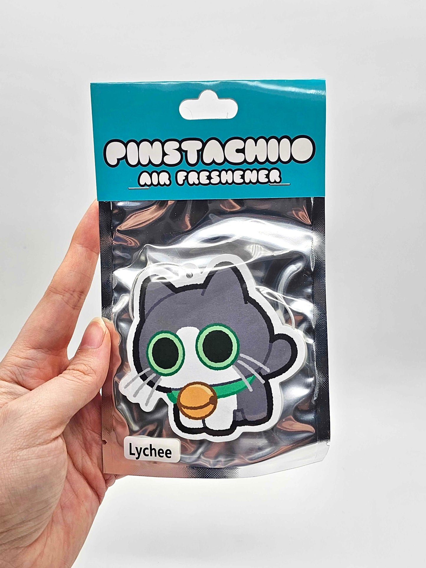 Grey Cat Air Freshener – Lychee Scent