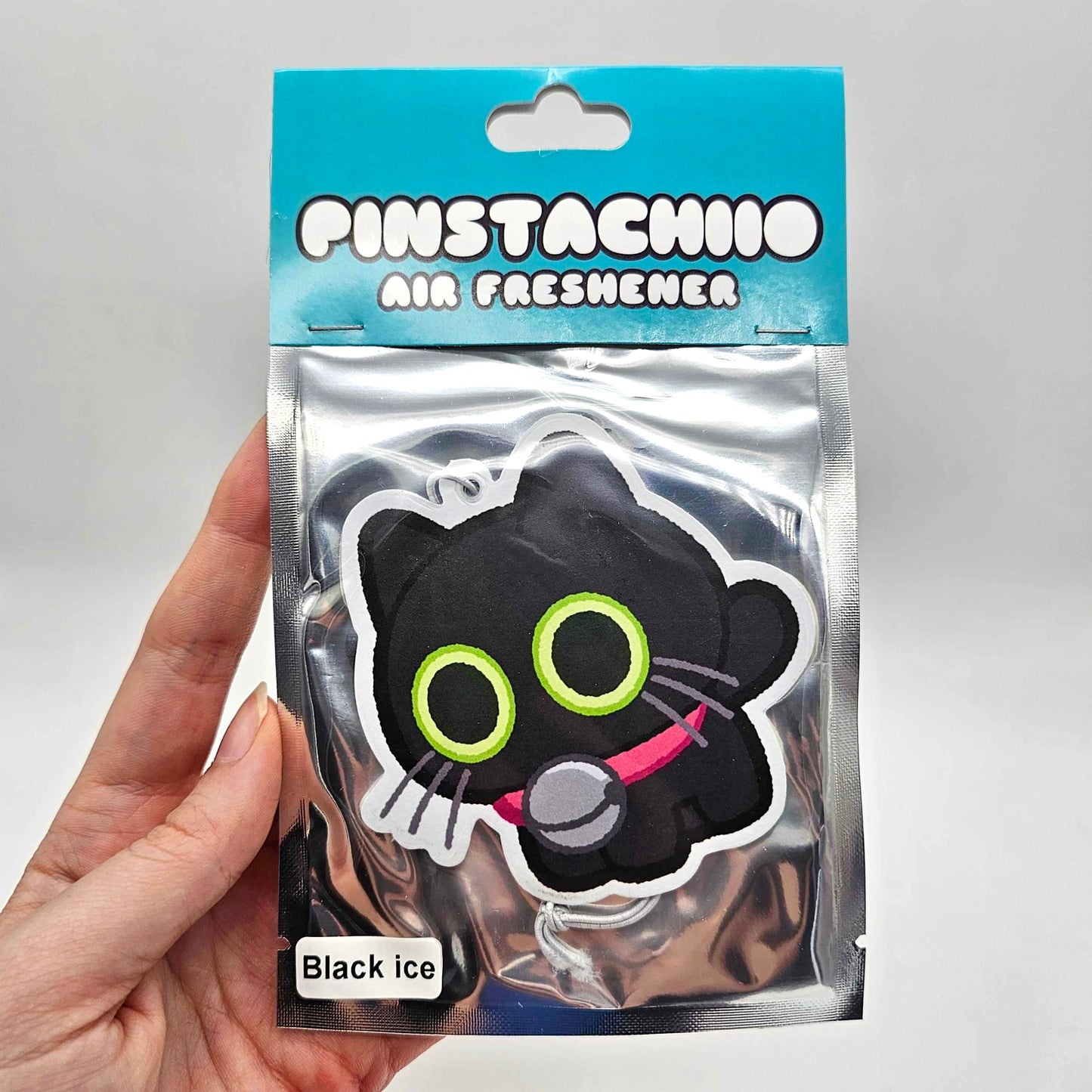 Black Cat Air Freshener (Black Ice Scented)