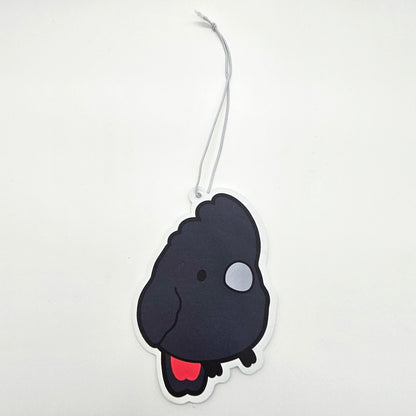 Red-Tailed Black Cockatoo Air Freshener – Raspberry Scent