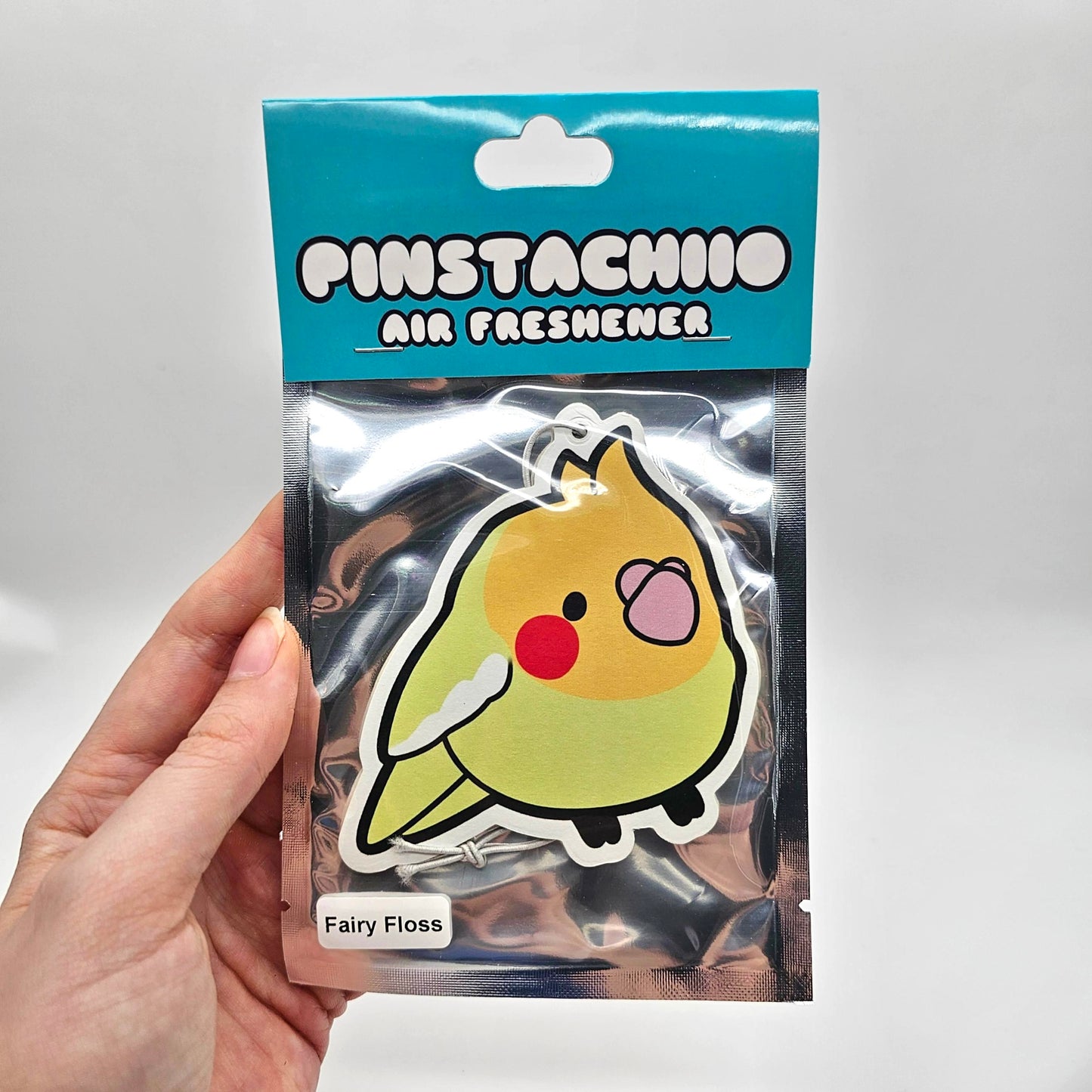 Lutino Cockatiel Air Freshener – Fairy Floss Scent