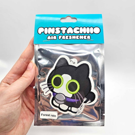 Tuxedo Cat Air Freshener (Forest Rain Scented)