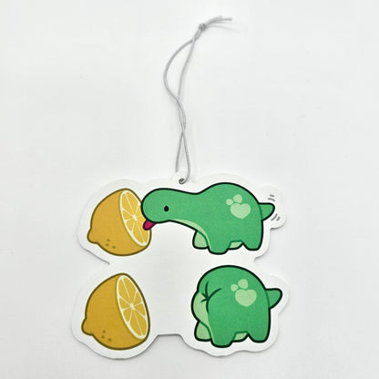 Pistachio Licking a Lemon Air Freshener – Lemon Scent