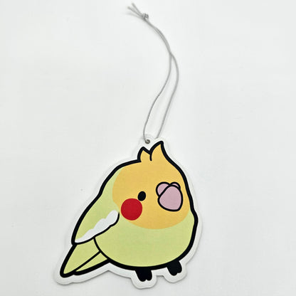 Lutino Cockatiel Air Freshener – Fairy Floss Scent