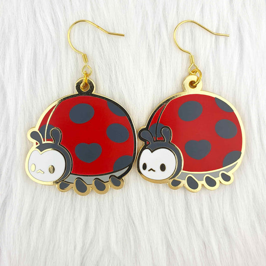 *BIG* Ladybug Earrings
