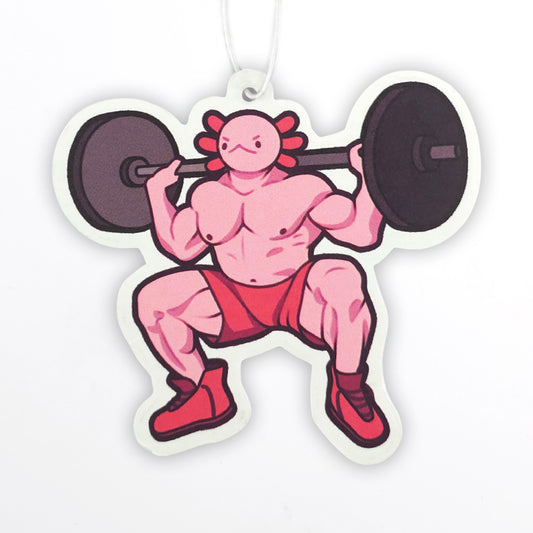 Muscle Axolotl Air Freshener – Fairy Floss Scent