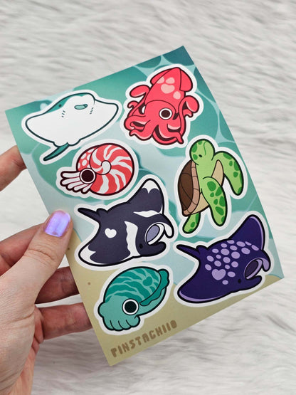 Rays Waterproof Sticker Sheet