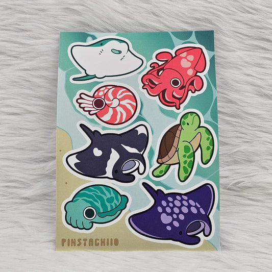 Rays Waterproof Sticker Sheet