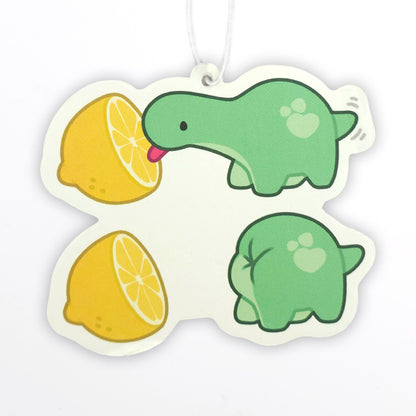 Pistachio Licking a Lemon Air Freshener – Lemon Scent