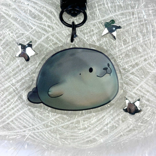 Fat Round Seal Keychain/Charm