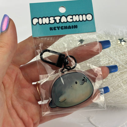 Fat Round Seal Keychain/Charm