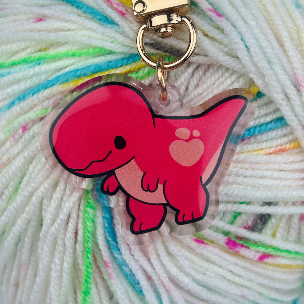 T-Rex Keychain/Charm – Pinstachiio