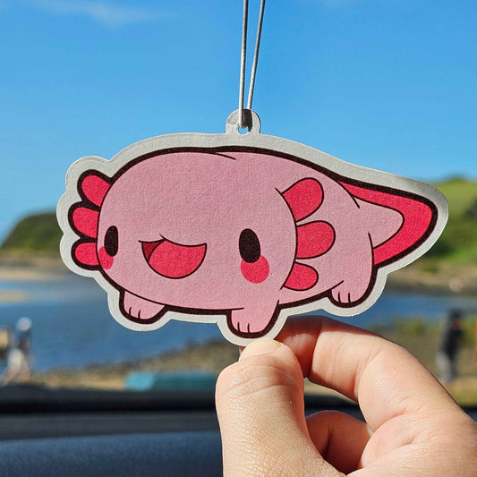 Axolotl Air Freshener (Cotton Candy Scented)
