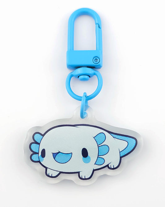 Blue Axolotl Keychain/Charm