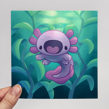 Axolotl Print