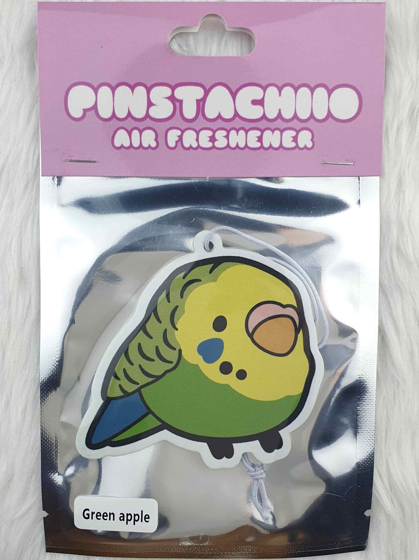 Green Budgie Green-Apple Air Freshener