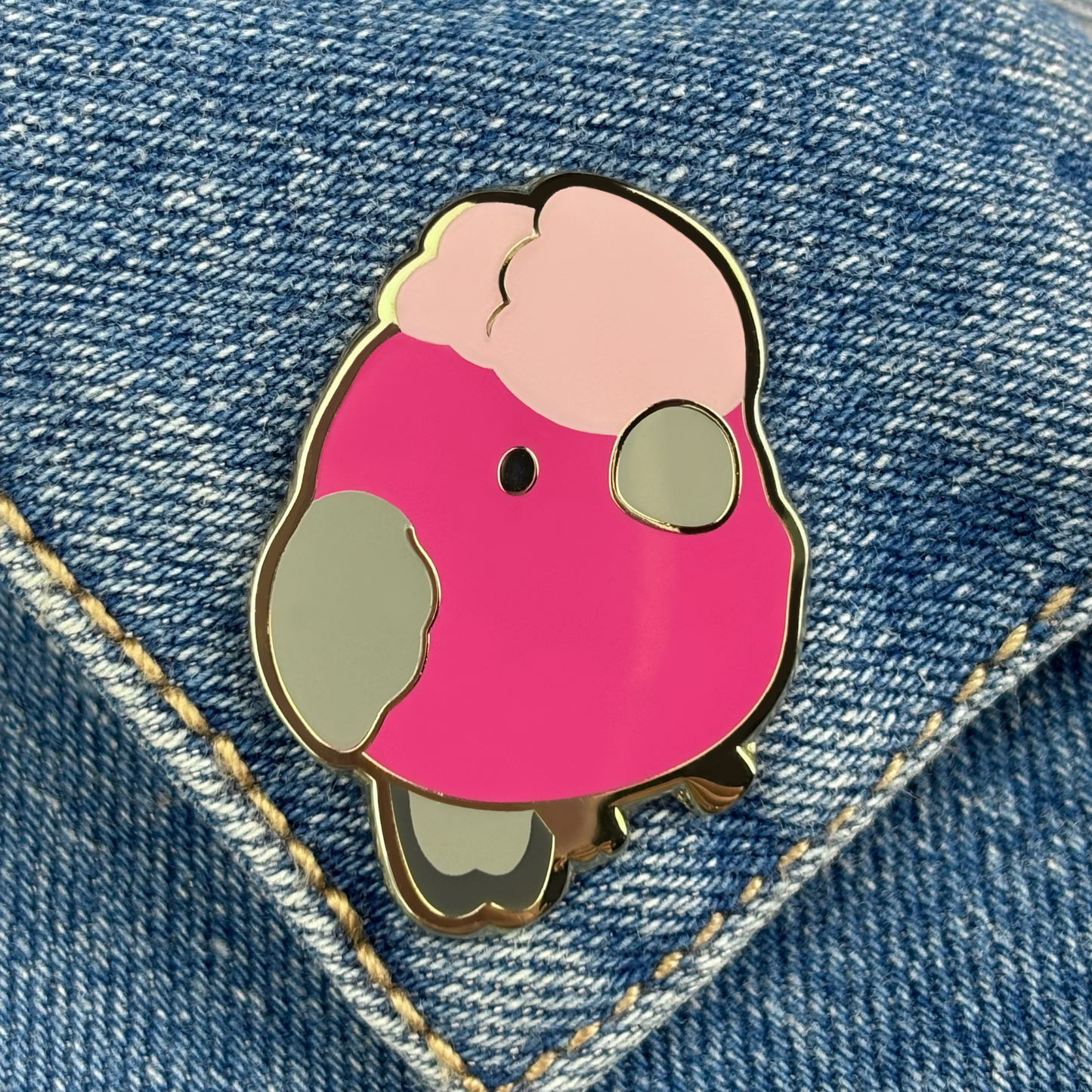 Galah Enamel Pin