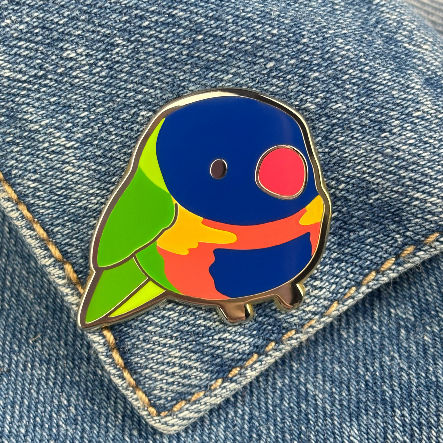 Rainbow Lorikeet Enamel Pin