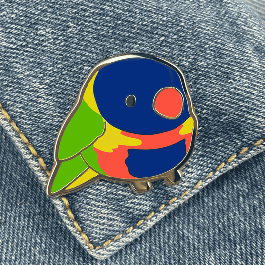 Rainbow Lorikeet Enamel Pin